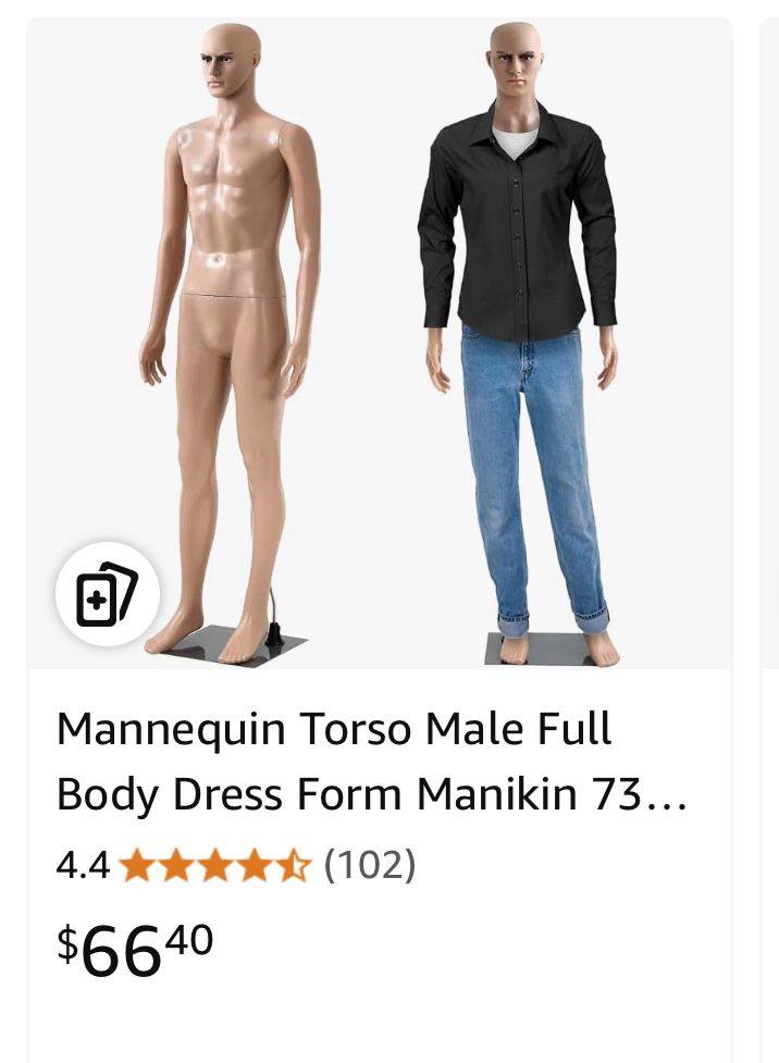Mannequin Torso Male Full