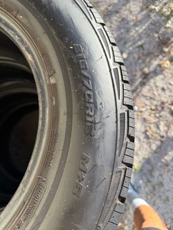 Adventure tires 215/70R16 used