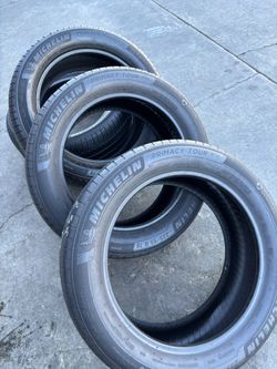 I Am Selling This Set Used 235/55R19 (105W) & 255/50R19 (107H) Michelin Primacy Tour A/S