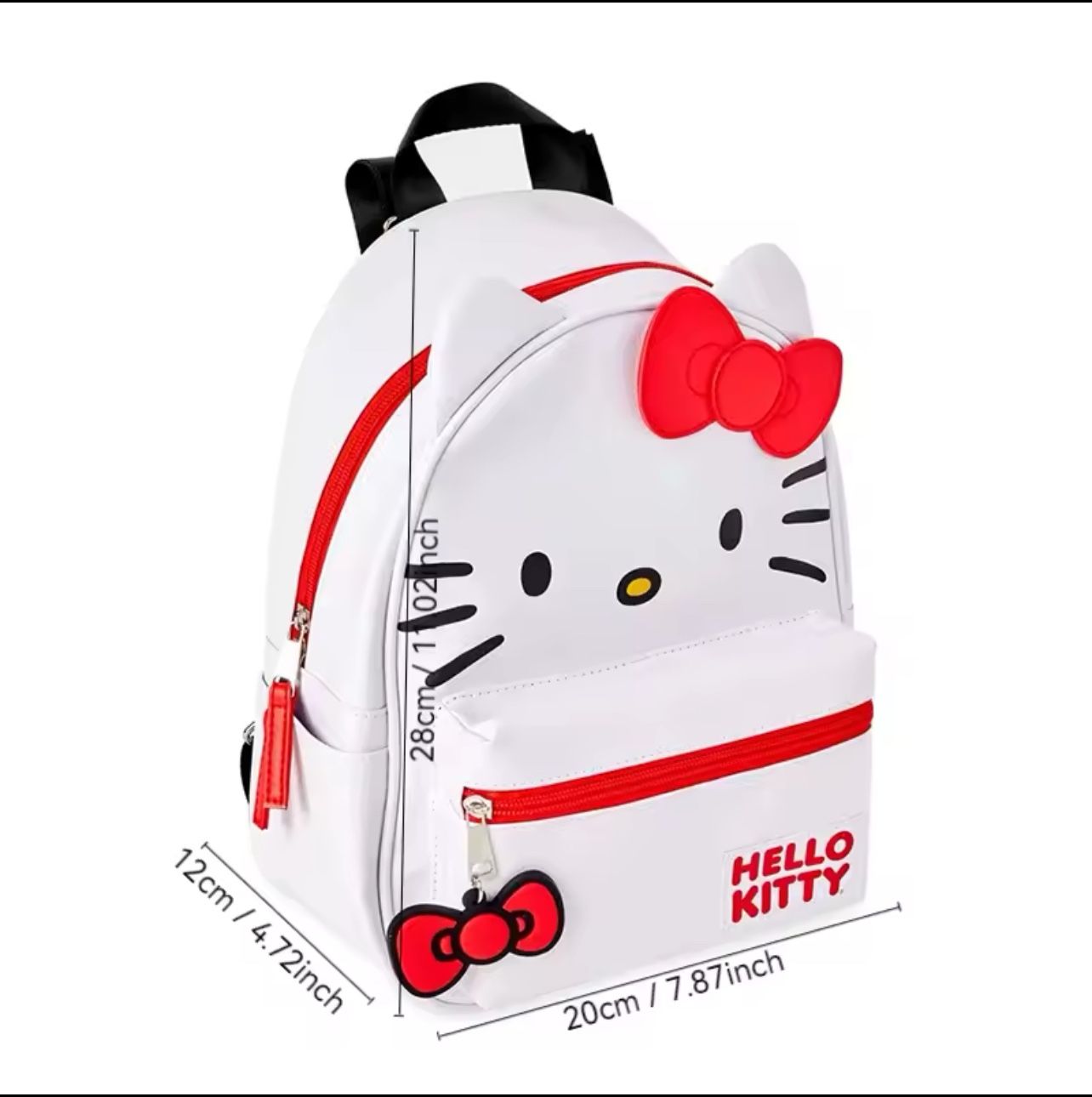 Hello Kitty Backpack: Cute Waterproof Anime Bag for Girls & Students