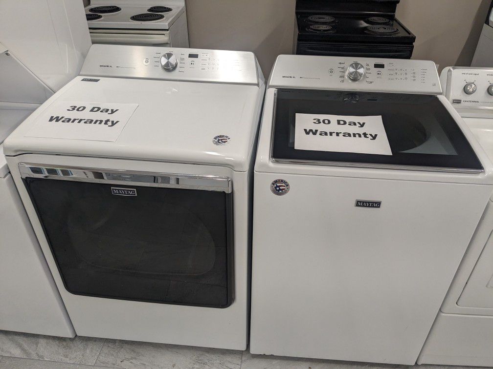Maytag Washer and Dryer set HUGE capacity