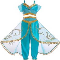 Princess Jazmin Costume Size 130 (6-8)