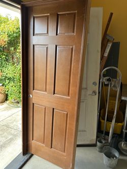 New Solid Core Wood Interior Door