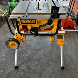Dewalt Table Saw with Stand