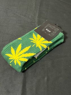HUF Essentials Plantlife Canibus Weed Socks (OSFA)