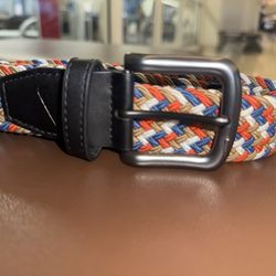 Nike G-Flex Woven Stretch Golf Belt Multicolor S(contact info removed)A - Medium 