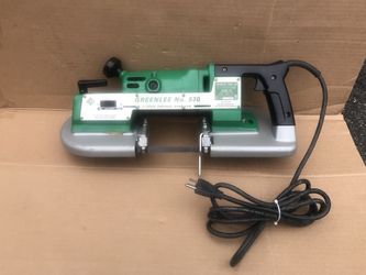 Greenlee portable 2024 band saw
