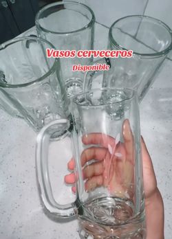 Vasos cerveceros princess house