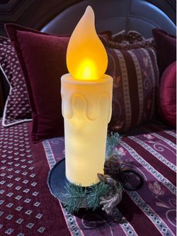 Christmas Blow Mold Candle