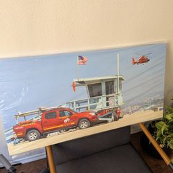 Santa Monica Beach Wall Art 