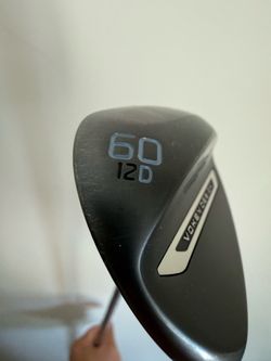 Titleist Vokey SM11 JET BLACK 60 DEGREE 12D BOUNCE/GRIND AMT BLACK STIFF SHAFT