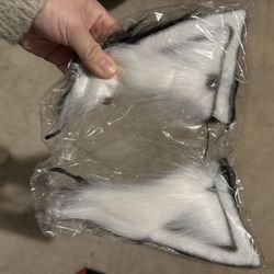  Cute Plush Cat Ears Headband & Tail Set