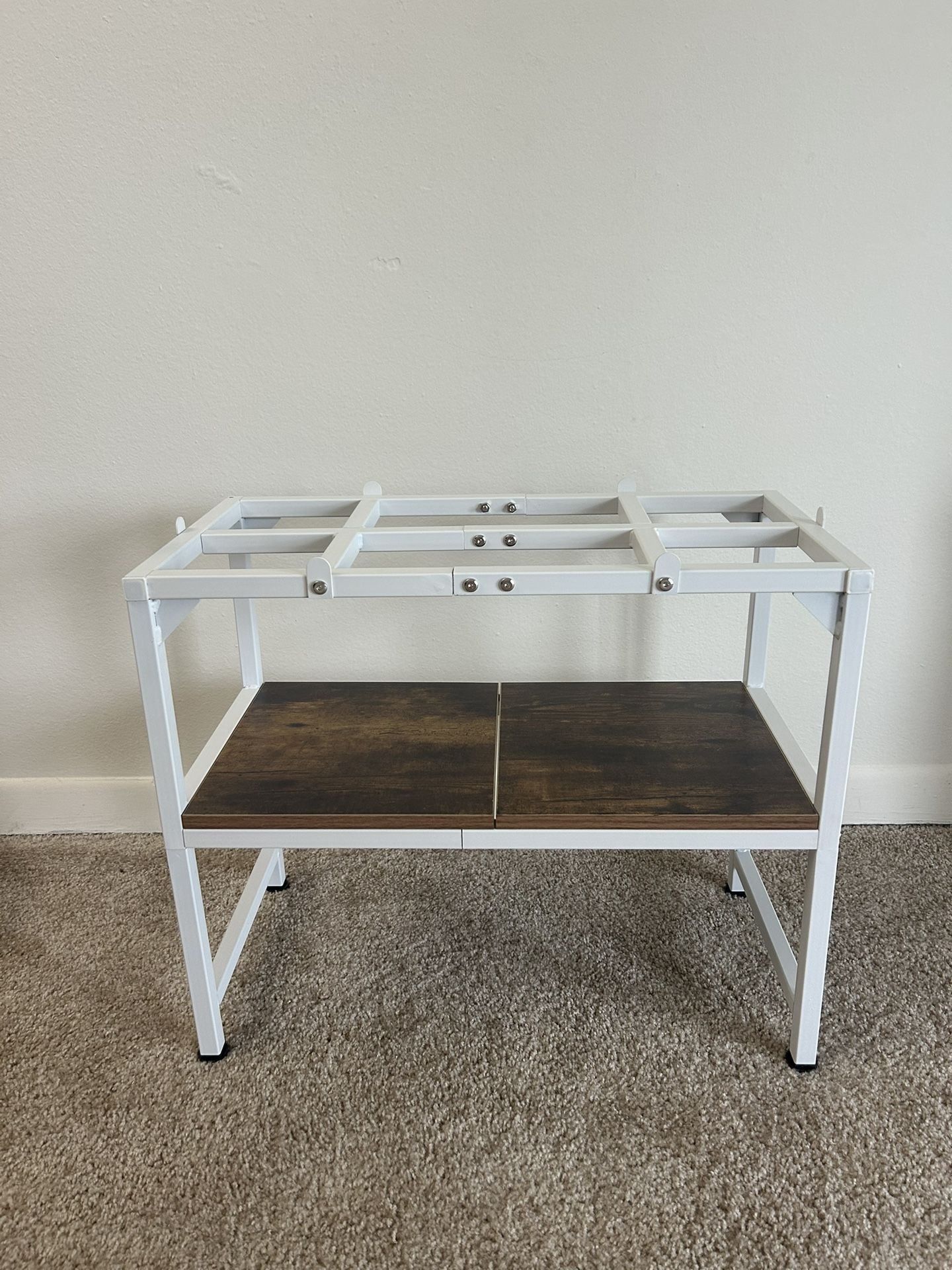 10-20 Gallon metal Aquarium Fish Tank Stand white