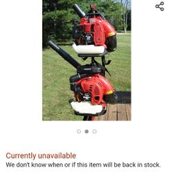 Jungle Jims Backpack Blower Holder for 2 Blowers