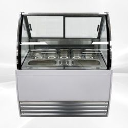 Gelato Dipping Cabinet NSF 42 Inches 7 pan DW-7R