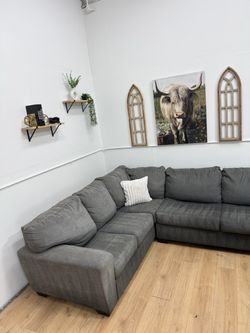 Large Gray Sectional Couch Free Delivery