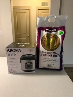 Rice cooker / 25LB bag of Jasmine Rice