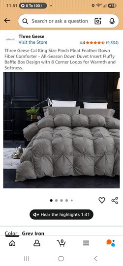 Three Geese Cali King Comforter