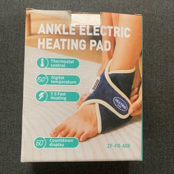CAMECO Electric Ankle Heating Pad for Achilles Tendinitis Pain Relief NWT
