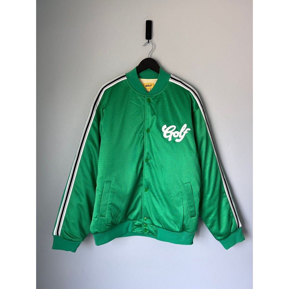 Green Varsity Jacket Golf Wang