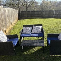 4 piece outdoor patio set