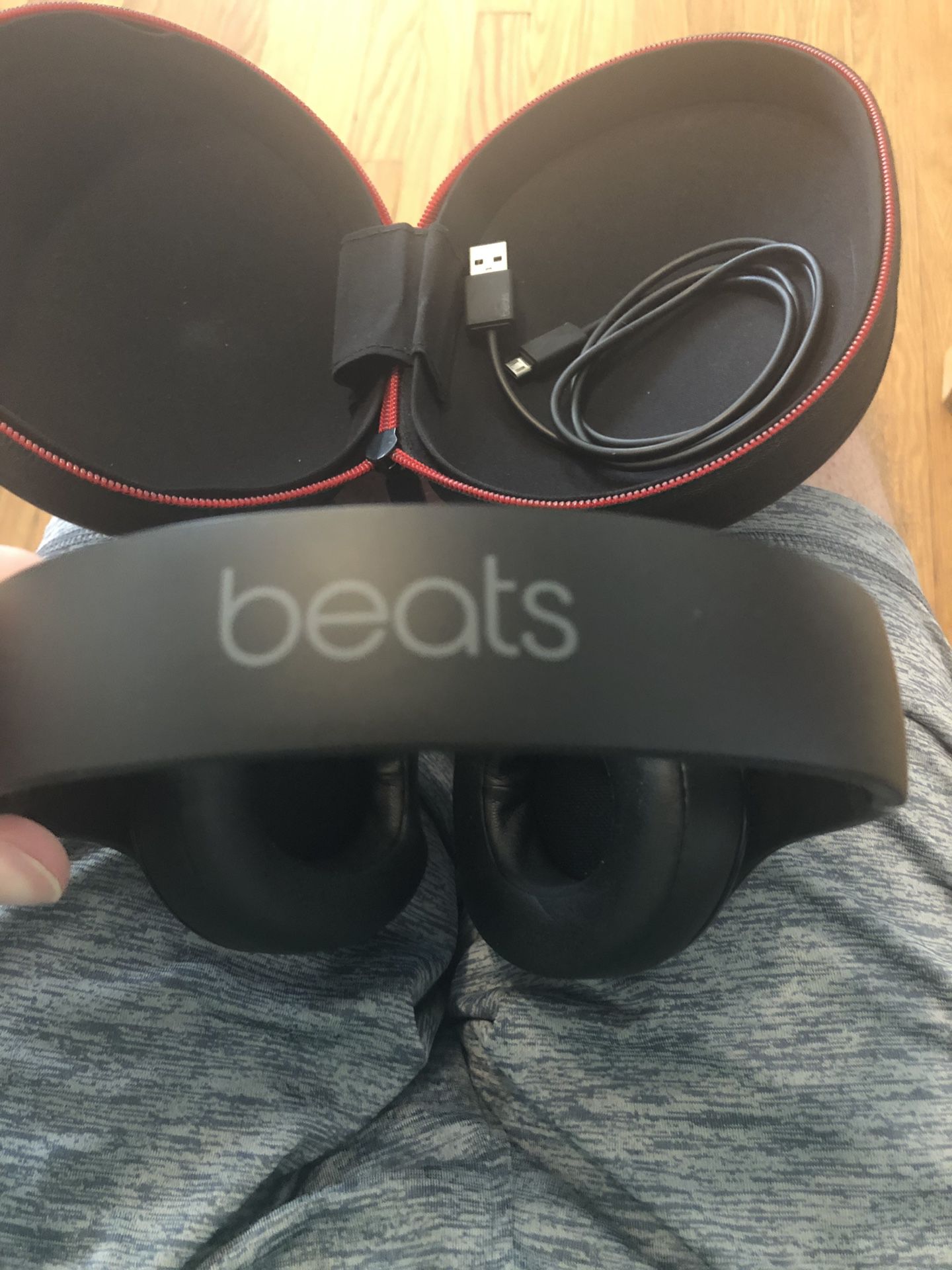 Beats over ear wireless headphones with noise canceling