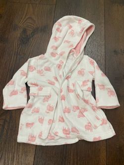 Girls sheep bath robe size 0/9 months by carters #20