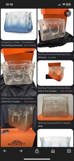 Nothing Personal Birkin Bag Flower Vase 