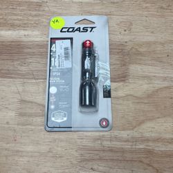 Coast HX5 360 Lumen Alkaline-Dual Power LED Flashlight with Pure Beam Slide Focus and Two-Way Hat Clip