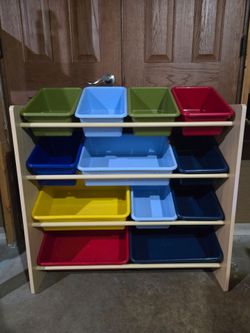 Platic Bin Toy Organizer