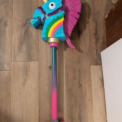 Fortnite Life-size 40" Llamacorn Pickaxe Rainbow Smash Costume Cosplay Toy