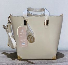 Yani J’Adore Tote Bag ( Hand/shoulder) - Brand New Light Taupe
