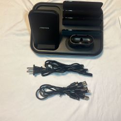 Seenda Multi Port USB Charging Station For Airpods. Apple Watch Cell Phone...