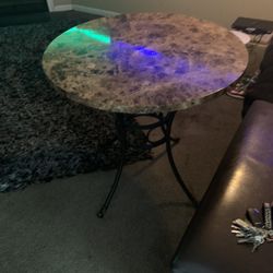Tall Bar Table With 4 Bar Stools To Go With It Basically Brand New Don’t Have Room For It 
