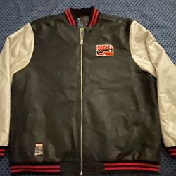 Disney Marvel 80 Year Anniversary University Jacket Mens Size XL 