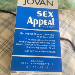 Sex Appeal by Jovan Cologne Spray 88ml for Men