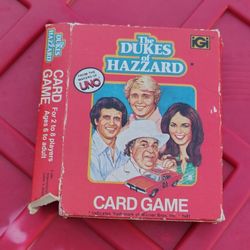 Vintage 1981 The Dukes of Hazzard Vintage Card Game