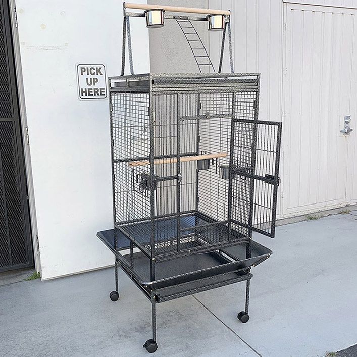 (NEW) $155 Large 68” Parrot Bird Cage for Parakeets Cockatiel Chinchilla Conure Cockatoo Lovebird Parakeet
