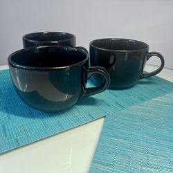 24 oz Soup Mugs with Handles, Jumbo Ceramic Bowls Mugs Set with oversized handles for Coffee Cereal Cappuccino Snacks, Microwave&Dishwasher safe Vinta