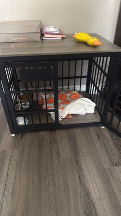 Furniture-style dog kennels double as functional home decor like end tables, 37 inch