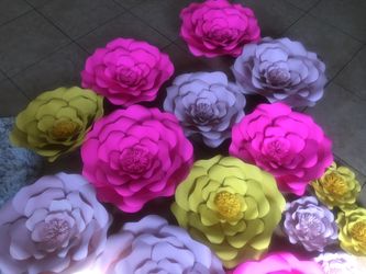 Paper flowers