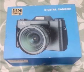 6K Ultra HD Digital Camera Bundle with Wide Angle Lens & Accessories