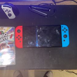 Nintendo Switch OLED with 5 Games And 2 Extra Controllers 