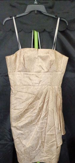 Gold shimmer cocktail dress size 14