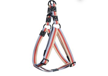 No Pull Dog Harness Adjustable Cotton Step in Puppy Vest Harness for Dogs Outdoor Walking Red