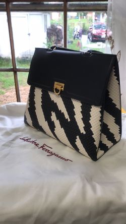 Salvatore Ferragamo Trifolio Top Handle Bag