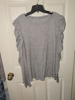 Gray blouse