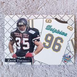 ZACH THOMAS*CLASSIC 1996 FOOTBALL CARD*#HJ21