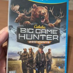 Cabela's Big Game Hunter Pro Hunts for Nintendo Wii U (Brand New, Sealed)