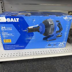 Kobalt Cordless Drain Auger Kit 